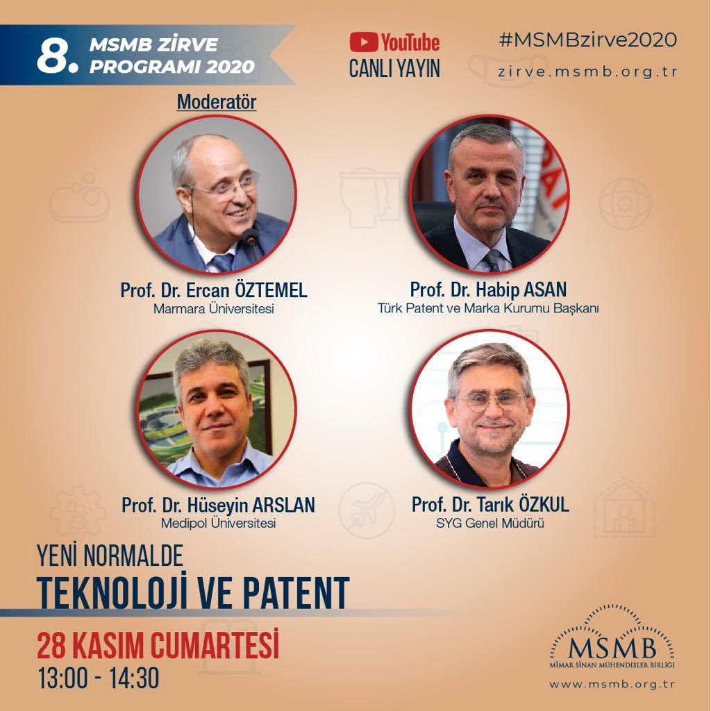 mucithane's tweet photo. 8. MSMB Zirvesi kapsamında Cumartesi günü saat 13.00-14.30 arasında gerçekleşecek olan "Yeni Normalde Teknoloji ve Patent" programımıza davetlisiniz.
📱💻🖥
#MSMBzirve2020 #MSMB #mimarsinan #zirve #mucithane #mimar #mühendis #online #mühendishane #mimarhane https://t.co/5Lb7ar4dYk