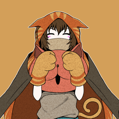 WOOF6THGRADER's tweet photo. [Gin could hear Anzu's words behind his hiding spot. He jumps out, and runs towards her. Realizing she might not find him.] 

"That was fun, meow! You got really close at the end, woof!" https://t.co/mpezaY4wuk