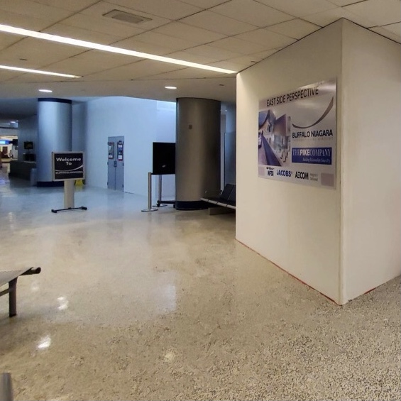 BUFAirport's tweet photo. Before, during, and after of Baggage Claim 1 🛄 #TransformationTuesday #BUFUP https://t.co/pUMTDDWatf