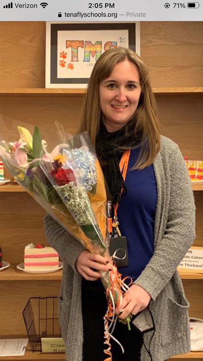 GoTigersTHS's tweet image. Congrats to our Cheerleading coach Kim Stivers in being named Teacher of the Year for Tenafly Middle School!!!

Great teacher and a fantastic Cheer coach. #TigerPride