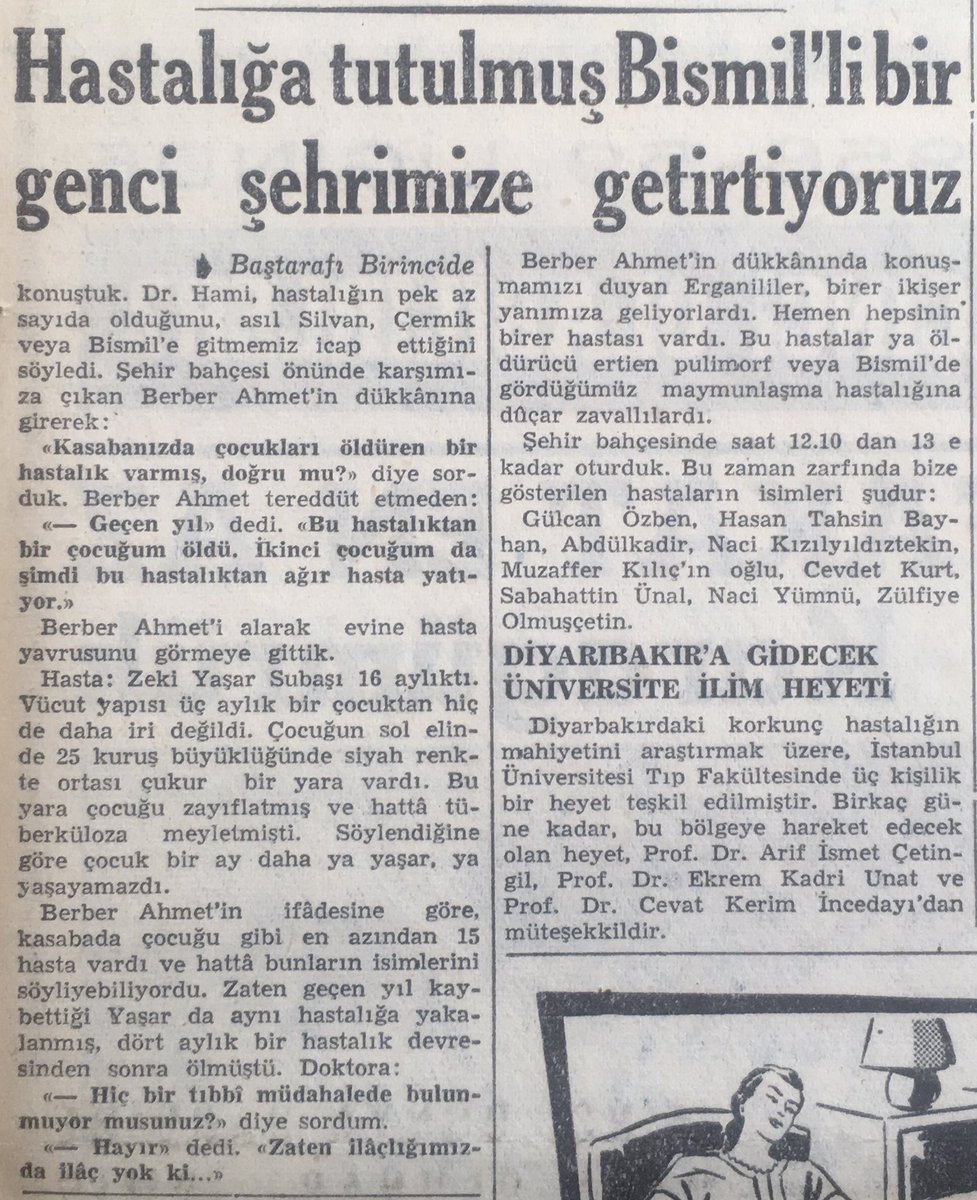 Diyarbakır, ateş olmuş yanıyor! Çermik, Bismil, Ergene, Ergani, Silvan ve daha nice il ve ilçede halk kırılıyor hastalıktan. Her evde en az 2 hasta var.  #SelahattinYazıcıoğlu bu durumu bizzat görüyor. Zaten tüm savaşını, tüm mücadelesini bunun üzerine kuruyor. Müthiş bir çaba!