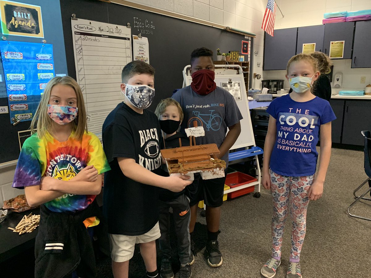 halter_mrs's tweet photo. Congrats to our winning Mayflower. Their rebuild held 600+ marbles and still didn’t sink. Great job looking closely at your first trial and improving it! https://t.co/8qaEF2idtr