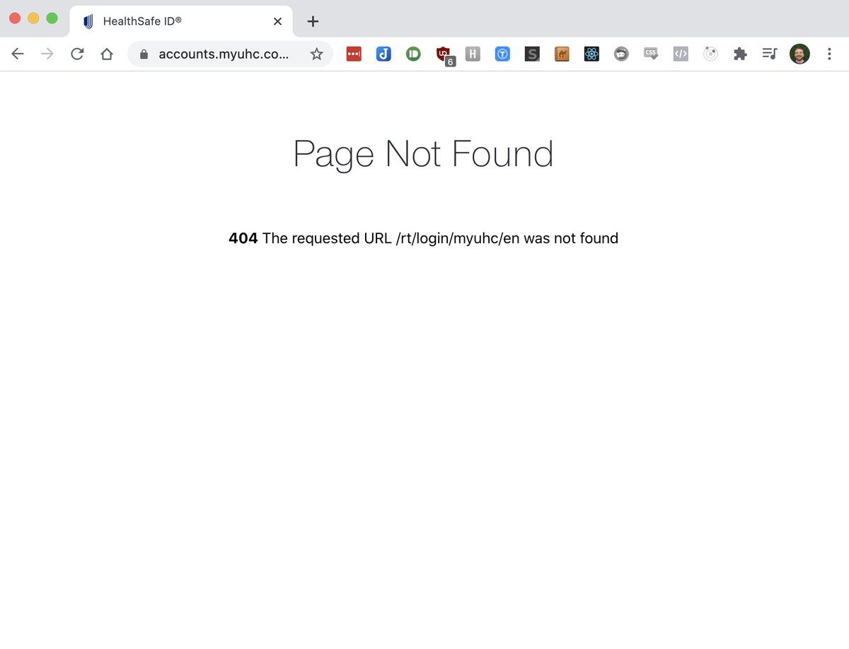 cymen's tweet photo. @askUHC Your member website is broken: https://t.co/Jn0mQA6yrV