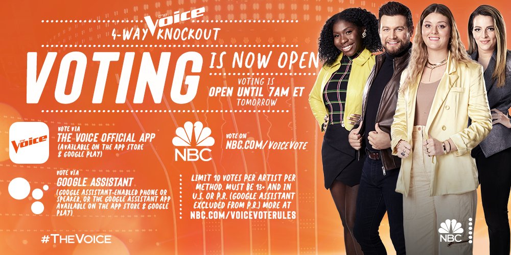 The Voice How To Vote / The Voice App Season 20 Nbc Com Nick jonas