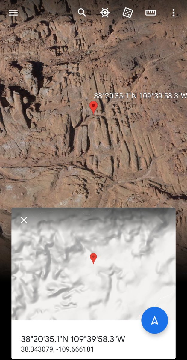 Nathaniel_Free's tweet photo. In case any of you were wondering where that mysterious metal monolith is located (found in the Utah wilderness by Utah DPS)... Here ya go. #2001ASpaceOdyssey 

https://t.co/FdEDxbJe2f https://t.co/xxbGzNxNxn