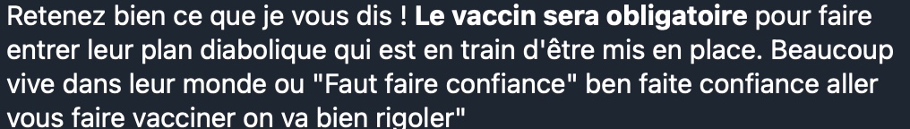 tristanmf's tweet photo. J'aimerais tellement être dans leur tête maintenant que le vaccin n'est pas obligatoire. https://t.co/9Gqr4OyjyY