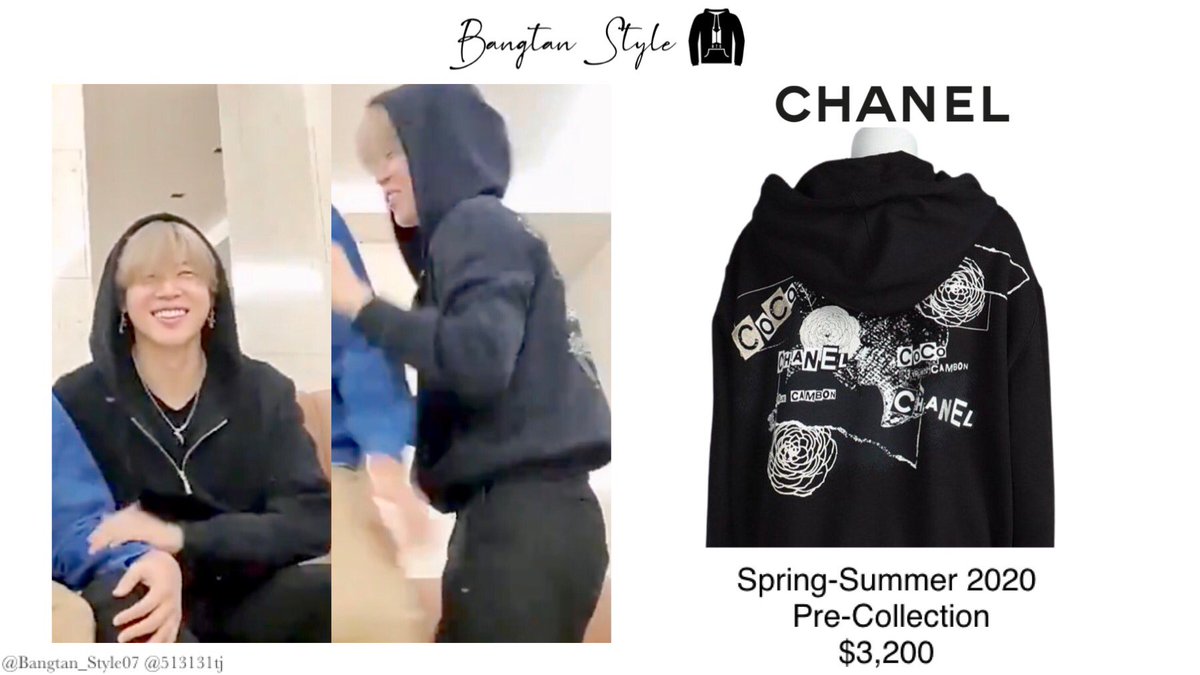Twitter Post 201125 Jimin wears CHANEL Spring-Summer 2020 Pre
