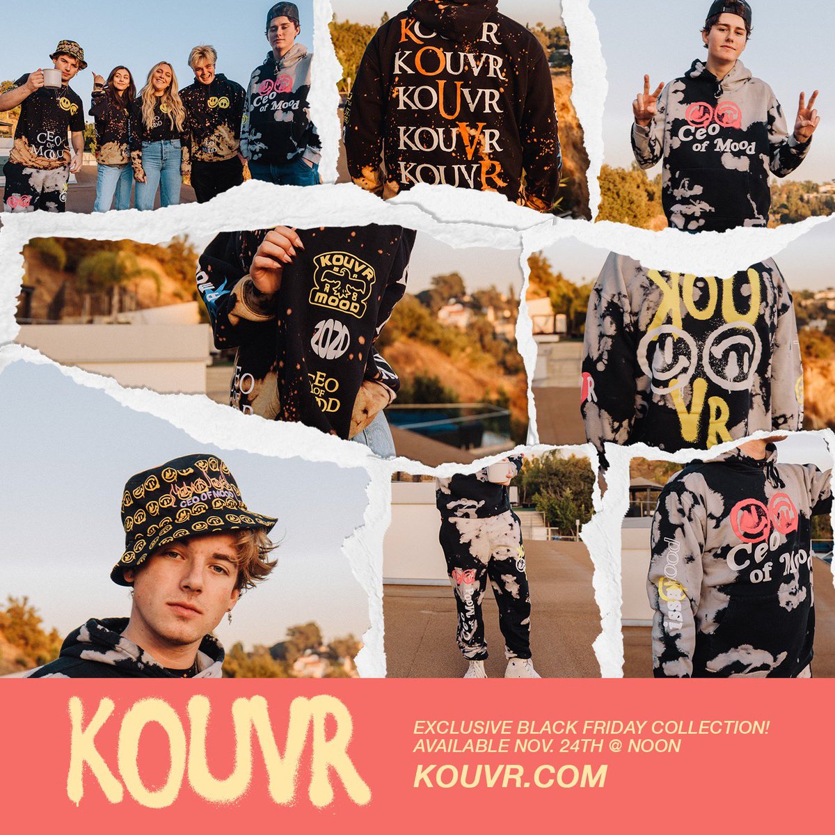 New Black Friday merch is out! Check out the sales too! Up to 50% off on all previous merch site wide! Kouvr.com