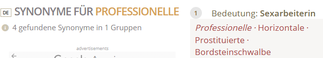 ZuckerZucker3's tweet photo. Hatte ich fast übersehen! Irgendjemand hat 2 #Professionelle (musste ich doch glatt nachschlagen, siehe Bild im Anhang) auf @SHomburg angesetzt! Leute geht's noch? Davon distanziere ich mich ganz deutlich. #Jasminka, ich war das nicht! https://t.co/GHQheBwaqx
