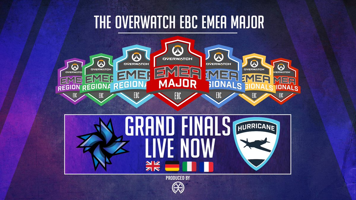 🏆The Overwatch EBC EMEA Majors Grand Finals! 🏆

LIVE NOW!
⚔️@ExOblivioneOW VS <a href="/Hurricane/">British Hurricane</a>⚔️

🇬🇧Twitch.tv/ReflashProd
🇫🇷Twitch.tv/castersnest
🇮🇹Twitch.tv/matchpoint_gg
🇩🇪Twitch.tv/dachesports

#EBC #Overwatch