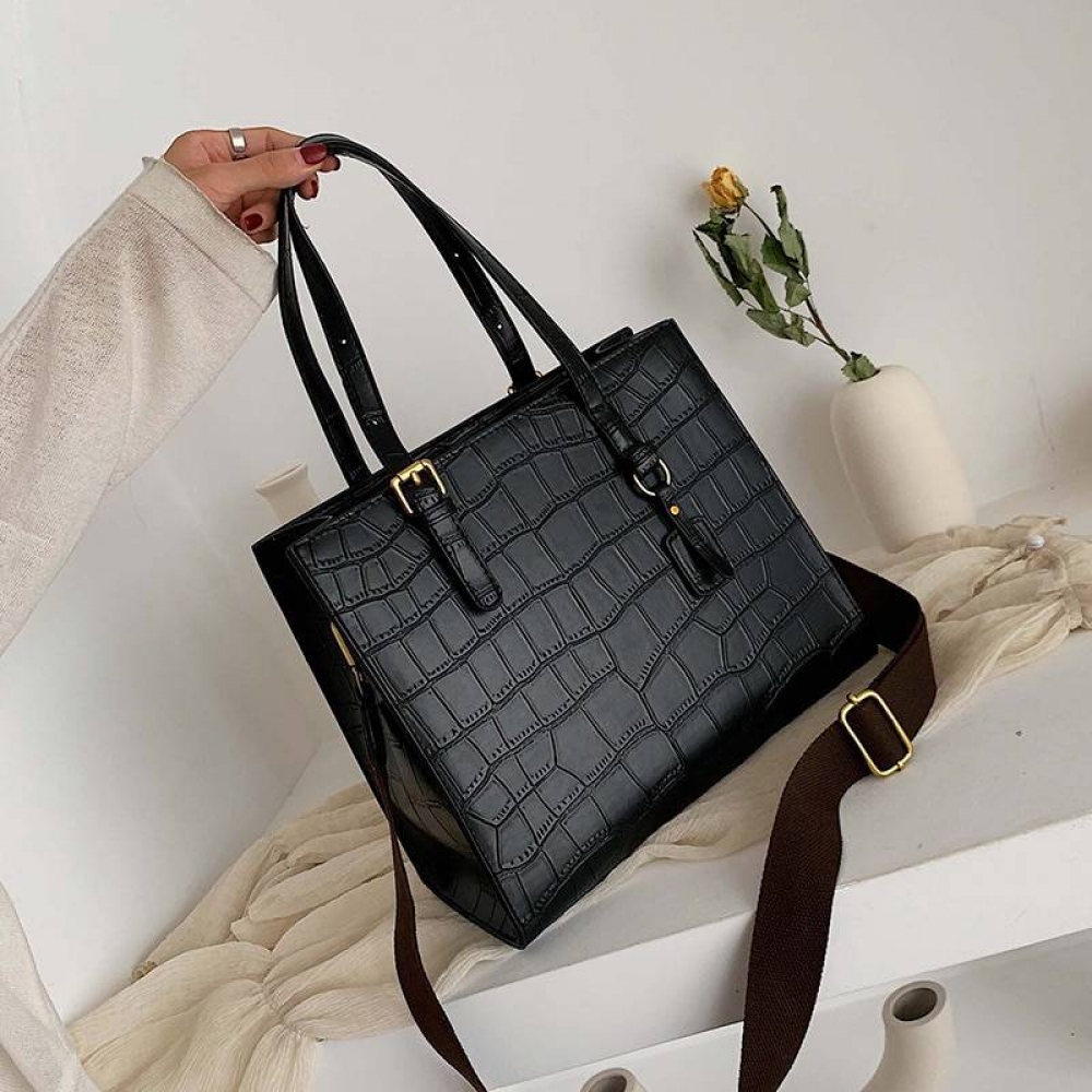 Fashion Crocodile Pattern Women Handbag Leather Ladies Hand Bags Luxury Handbags Women Bags Designer shoulder bag#amazing #happy https://t.co/WDESAT18Xa https://t.co/YIbMYUgRGb