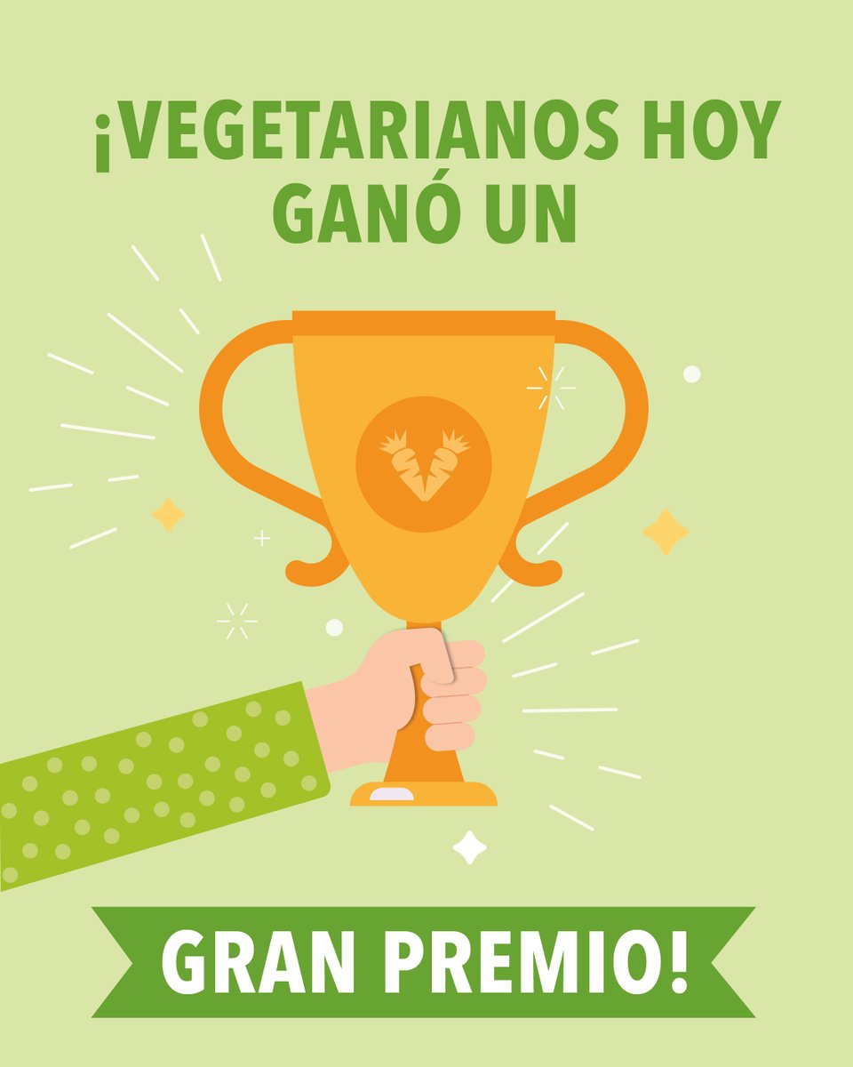 FundacionVeg's tweet photo. 🤩¡¡¡Estamos muy felices!!!🤩

Nuestra Fundación @vegetarianos_hoy fue reconocida por @AnimalCharityEv  como #StandoutCharity 2020 🌟🏆🌟

Esto significa que nuestro trabajo por un mundo mejor para los animales ¡es de los más eficaces del mundo! 💪🏽🐮🐥🐷🐟💚 https://t.co/3giAKUQWMq