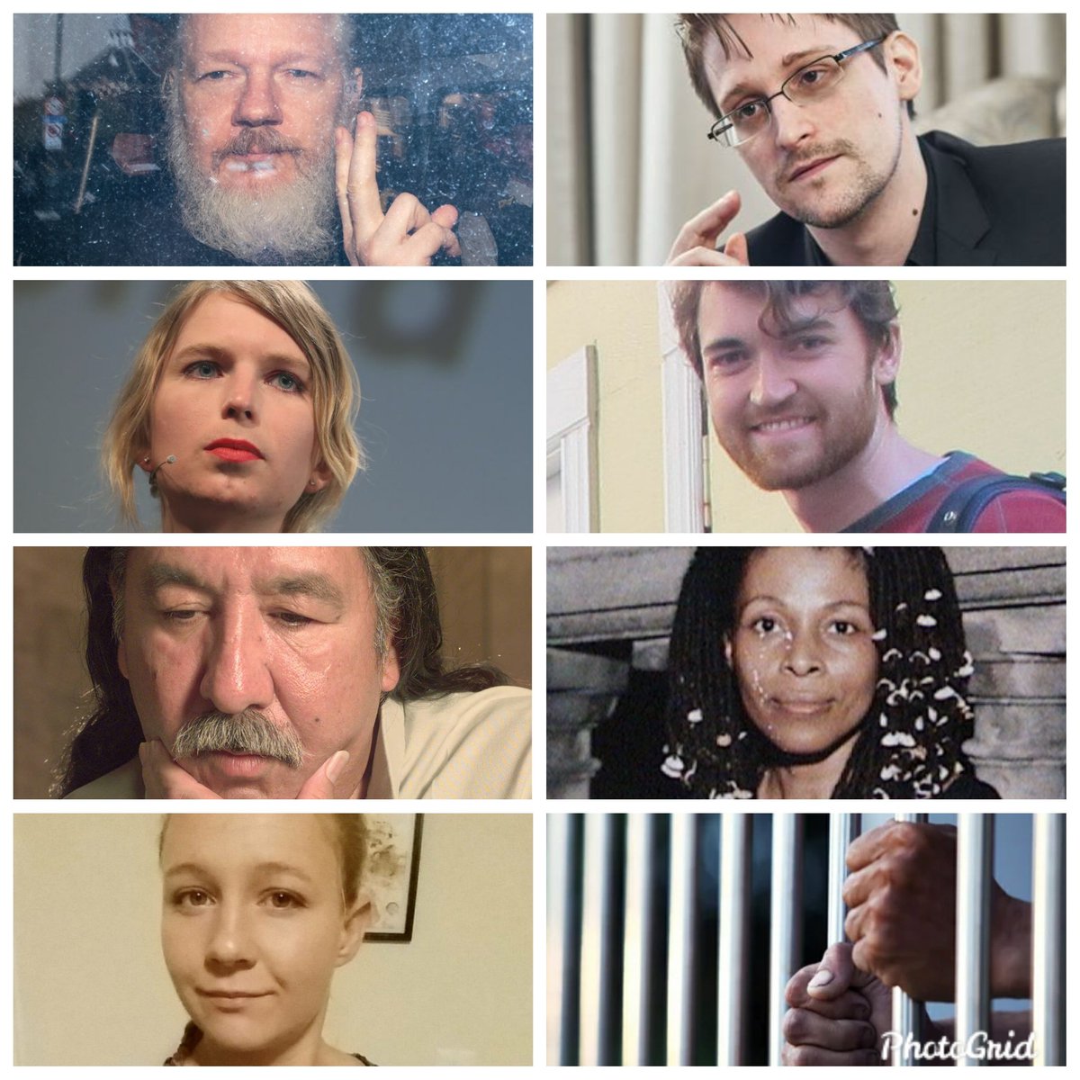 RealSpikeCohen's tweet photo. People that Trump should have pardoned along with that turkey:

- Julian Assange
- Edward Snowden
- Chelsea Manning
- Ross Ulbricht
- Leonard Peltier
- Assata Shakur
- Reality Winner
- Anyone in federal custody for a victimless crime https://t.co/NukDRPsx2o