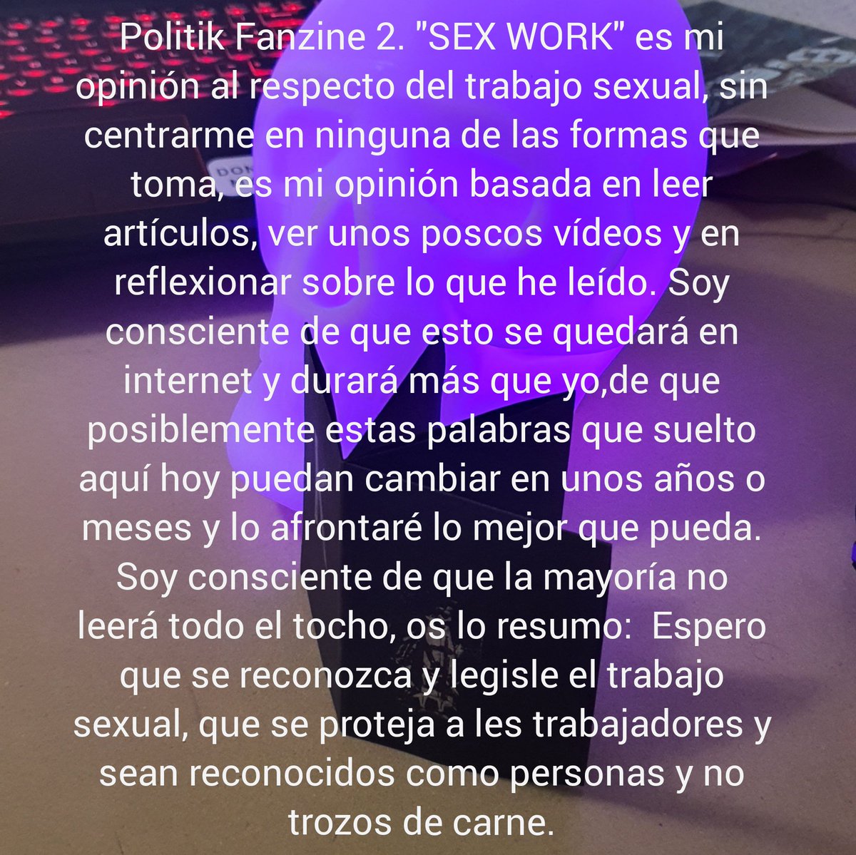 Irrads1's tweet photo. Os adjunto Politik Fanzine 2. https://t.co/ZKJTMN6VdV