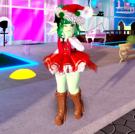 TeahTehe's tweet photo. @cybernova
 #RHideas #Christmas #RoyaleChristmas #RHXMAS #Christmas2020 #outfits Christmas outfit! ~Christms Alien~ https://t.co/mcdBZjRKqV