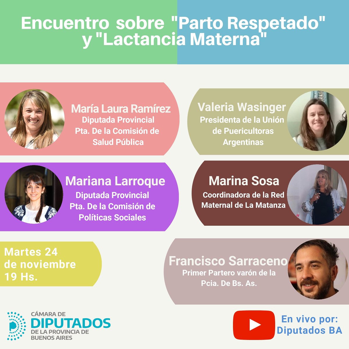MLRamirezOK's tweet photo. Hoy a las 19 Hs. Llevaremos adelante junto a la Diputada Provincial, @MariLarroqueok, un encuentro virtual en el contexto de "Parto Respetado" y "Lactancia Materna".

Seguí la transmisión en vivo por: https://t.co/e0MEEho9ZT https://t.co/zGuOLjj6EO