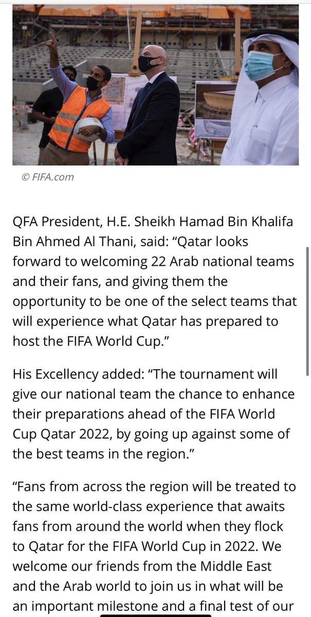 khalidjassem74's tweet photo. رسمياً ،، إقامة بطولة #كأس_العرب في #قطر  
من 1 إلى 18 ديسمبر 2021، وبمشاركة 22 منتخباً عربياً 😍👏🏼

#FIFA #Arab_cup #كرة_القدم #رياضة https://t.co/rjQ70HIltL