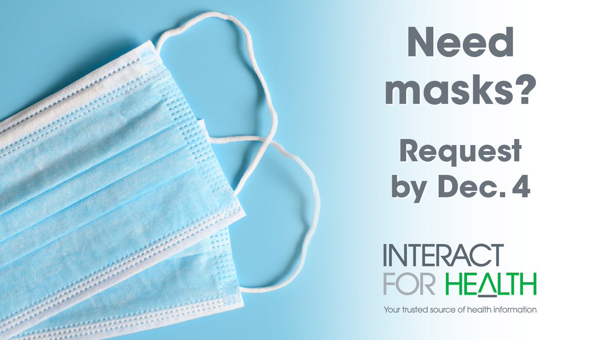 We're accepting requests for disposable surgical masks. Applicants must be a public or private nonprofit or governmental organization that provides services in at least one county of our 20-county service area. Learn more and request masks, bit.ly/372TelC.