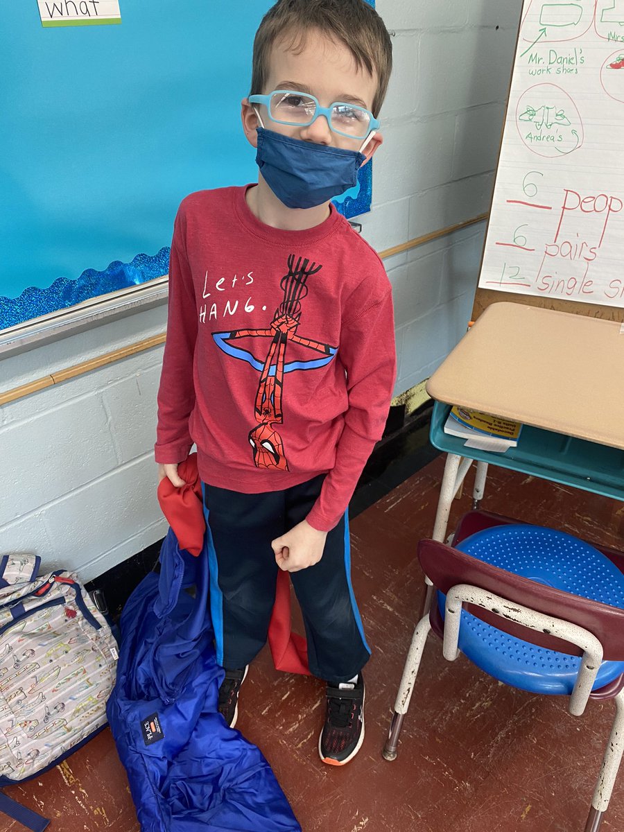Mr. Niro the superhero! 🦸‍♂️ <a href="/Frps_Tansey/">James Tansey School</a> #tanseytigers #tanseycares