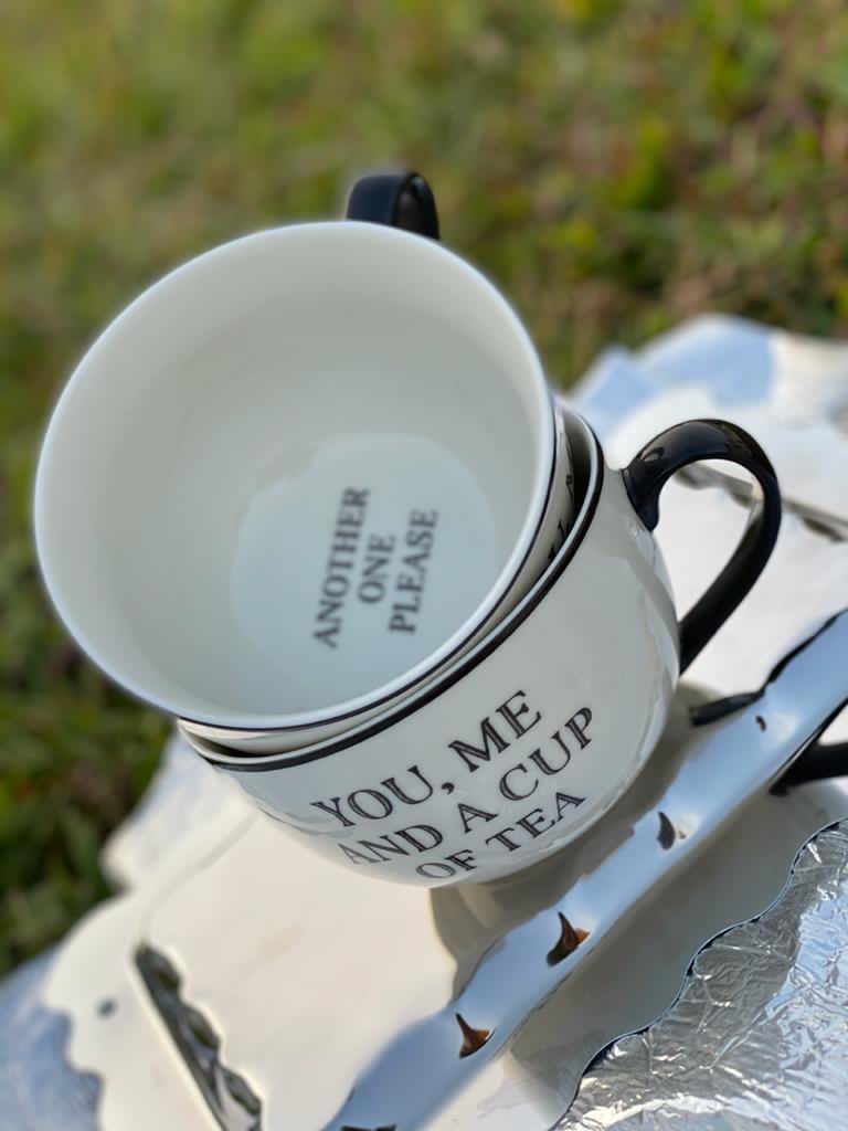 thtealady's tweet photo. H&M
You, Me and a Cup Of Tea Mug
N4000 each
#thtealady #tea #love #happiness #giftsoftea https://t.co/sB2b2q8rZo