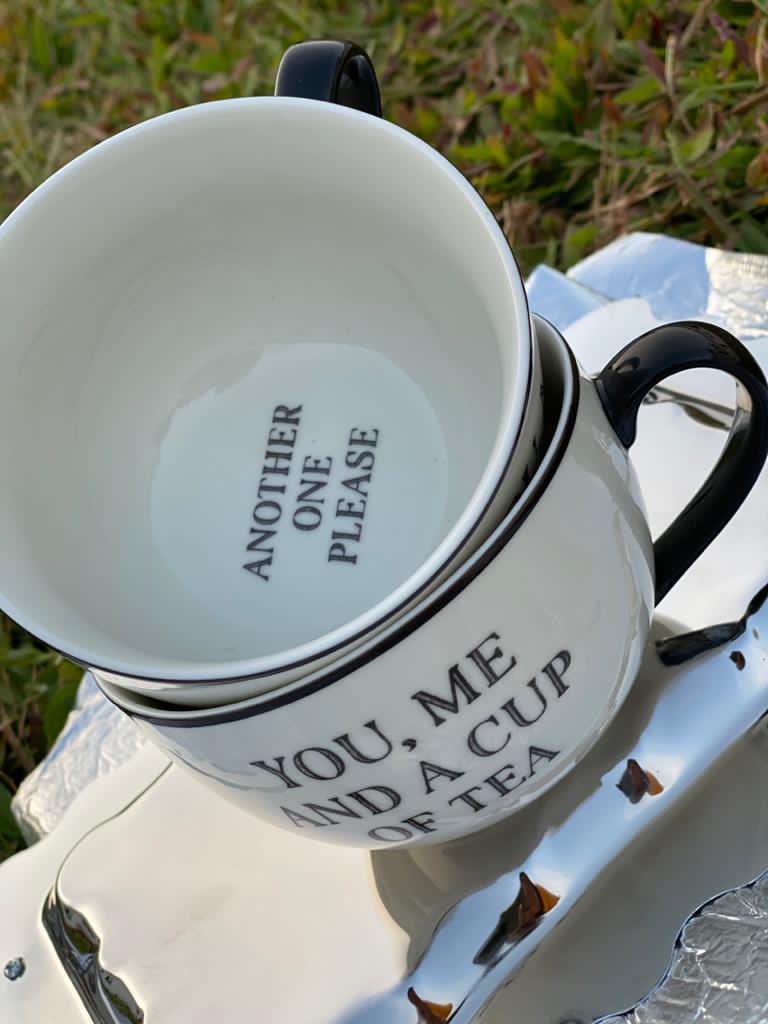 thtealady's tweet photo. H&M
You, Me and a Cup Of Tea Mug
N4000 each
#thtealady #tea #love #happiness #giftsoftea https://t.co/sB2b2q8rZo