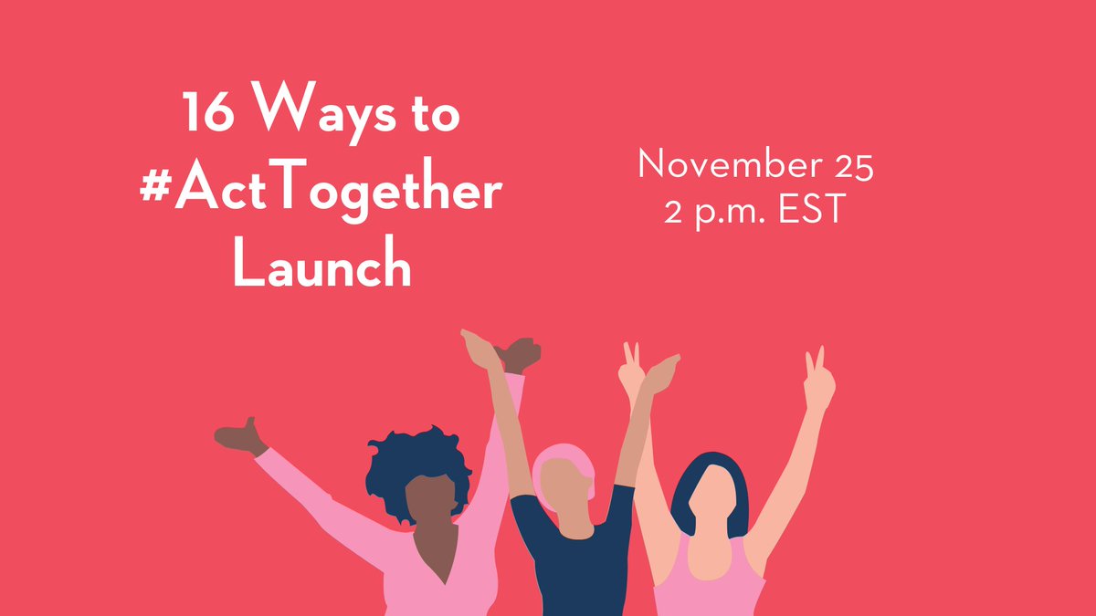 cdnwomenfdn's tweet photo. November 25th marks the start of the #16Days of Activism against Gender-based Violence. Tune in to the Livestream to learn more about the issue of #GBV in Canada and what we’re doing to support diverse women: https://t.co/dJwWjd4SSy #ActTogether #16Days https://t.co/OTa8yHCHIf