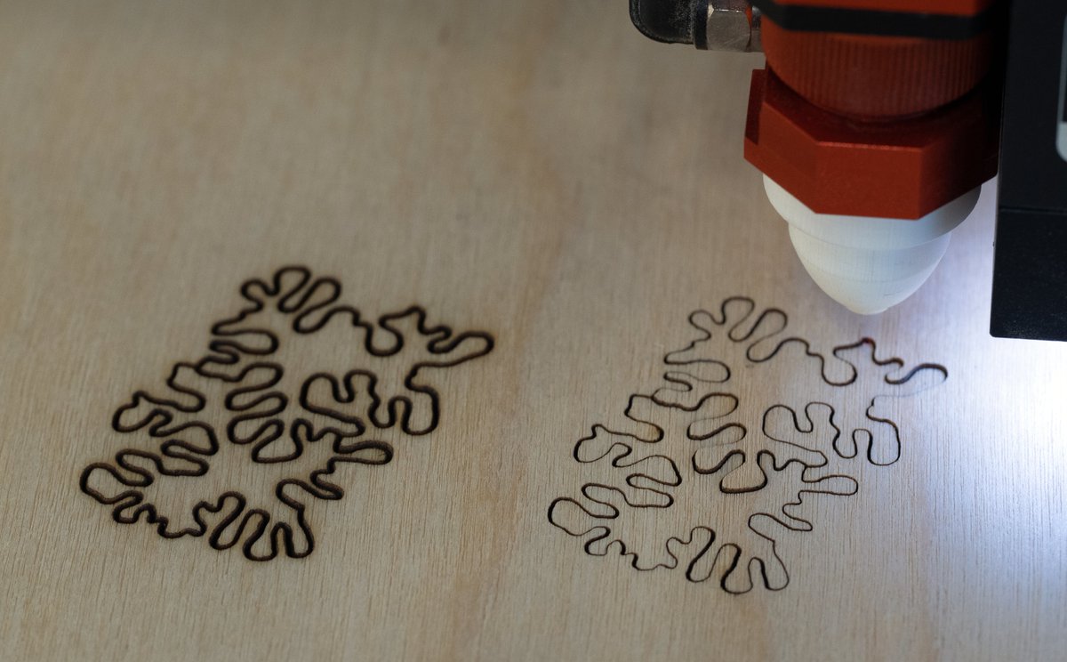 nervous_system's tweet photo. the secret to clean laser cutting: designing a better air assist nozzle using 3D-printing https://t.co/2WzZZGPEOI https://t.co/emjpsjPPpd