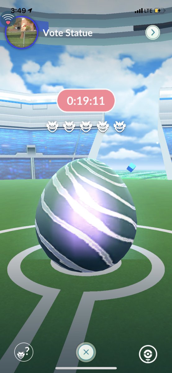LyssaTheVillain's tweet photo. 20 minutes #PokemonGo #PolemonGoRaid #AzelfRaid #MespritRaid #UxieRaid https://t.co/ZOJNOBShqJ