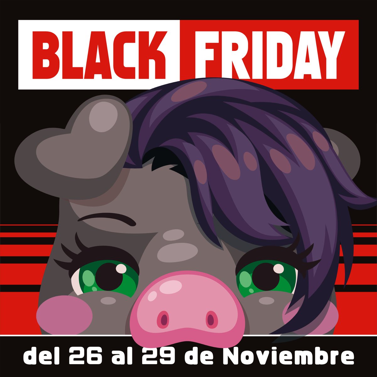 mixinjuegos's tweet photo. ¡Black Friday en MixinGames!
Del 26 al 29 de Noviembre bajamos los precios, y atención:
¡nuevo pack limitado con nuestros tres juegos!
¿Dónde? En nuestra tienda web:
https://t.co/P9j0eHJIKr

#fastfoodbattle  #piggyforest #lacazadelacalabaza #blackfriday #juegosdemesa #ofertas https://t.co/cVagm5eV0L