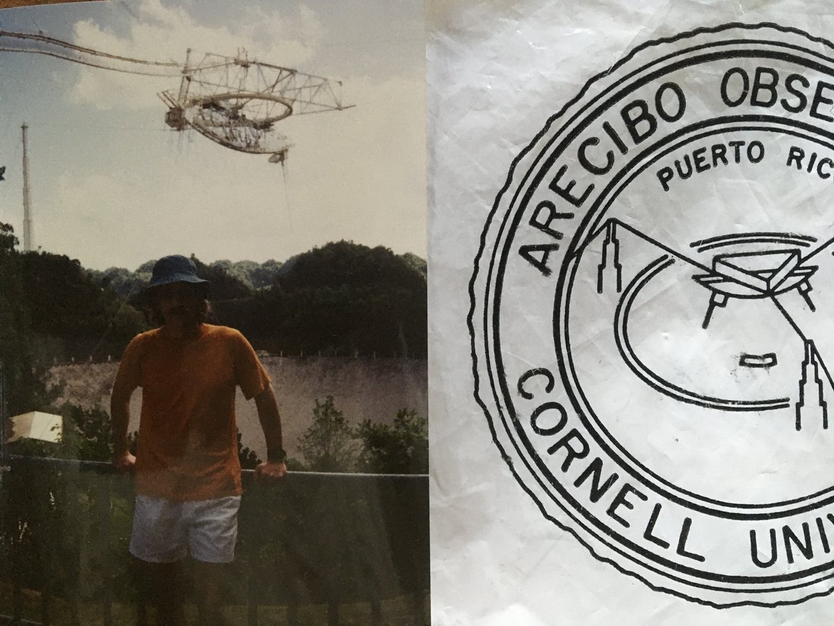 young250's tweet photo. #WhatAreciboMeansToMe i love reading about all the scientists who were first inspired by a field trip to #Arecibo. My sweetheart and I made a point to visit on our trip to Puerto Rico in 1993. https://t.co/E04WJGO31S