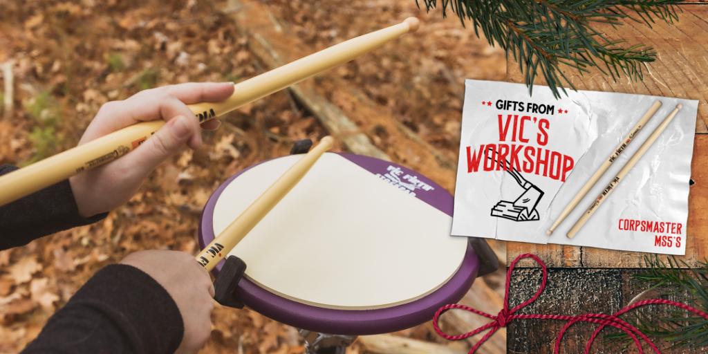 vicfirth's tweet photo. The Corpmaster MS5's have the perfect profile for anyone looking to build their chops. 💪 Designed with a medium taper and full round tip you'll feel maximum rebound and response with these all through your pad workout. 🔗 https://t.co/QYWMiQJWMf #vfHolidayGiftGuide https://t.co/50AO8wNTu3