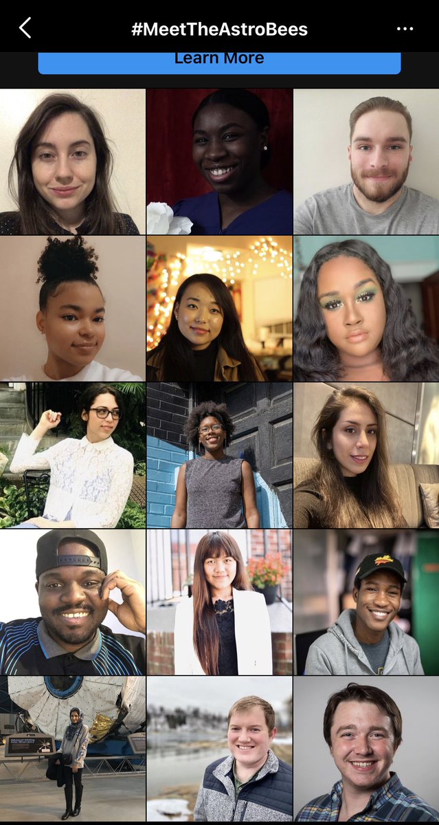 UbaltAstroBees's tweet photo. We’re almost done introducing all of our team members. We hope you enjoyed learning a little bit more about each of us. If you haven’t already, check us out on Instagram! The link is below. #MeetTheAstroBees #NASASUITS  https://t.co/WndWrwCzHi https://t.co/EYlNL4f6Dy