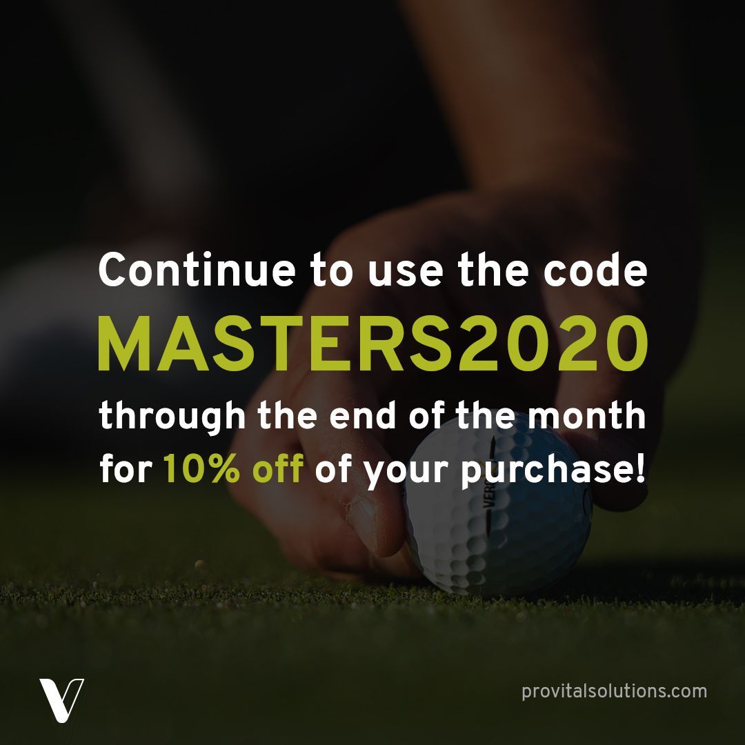 Although the Masters Tournament is over, our 10% off deal isn't yet. Use code 'Masters2020' through November for 10% off your order on buff.ly/34tYnlg. 🙌 #masters2020 #golfgame #naturalwellness #hempoil #hemplife