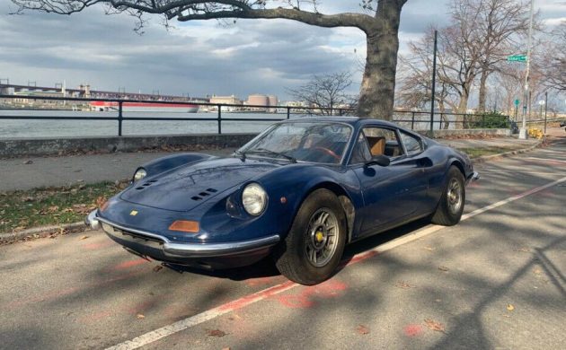 barnfinds's tweet image. This 1973 Ferrari 246 GT Dino is not cheap, but it's also highly original and a European-market car which benefits from the more powerful Dino V6 that was detuned in U.S. form.  -&amp;gt; barnfinds.com/40-years-owned… #Ferrari