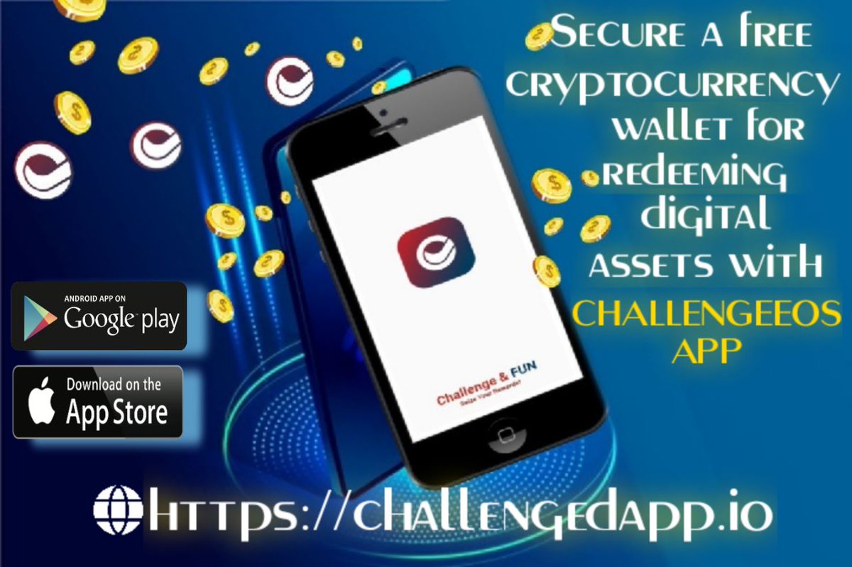 ChallengeDac's tweet photo. Get the #ChallengeEOS App and earn #Cryptocurrency daily.🎯💲 Send/receive Task or Geo Challenges with rewards.🕰️ 

Download App here:)
For Android Users:
https://t.co/jqDhft3gnp

For iOS Users:
https://t.co/maM1fC6rRx

website: https://t.co/wKQpOimrGw

#chl #eos #eosio #btc #eth https://t.co/tCO80kDv51