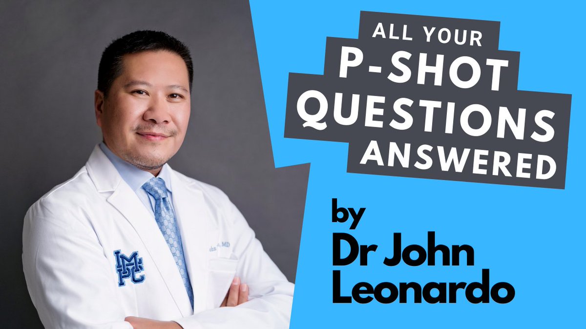 Got questions about P-Shot or you're considering the Priapus shot as a treatment option for your ED? Have a watch of this in-depth interview with Dr John Leonardo that answers all the questions you should be asking - youtu.be/KETHWP_q03g <a href="/TempleRepair/">Charles Runels, MD</a> <a href="/JLeonardoMD/">John Leonardo, MD</a>