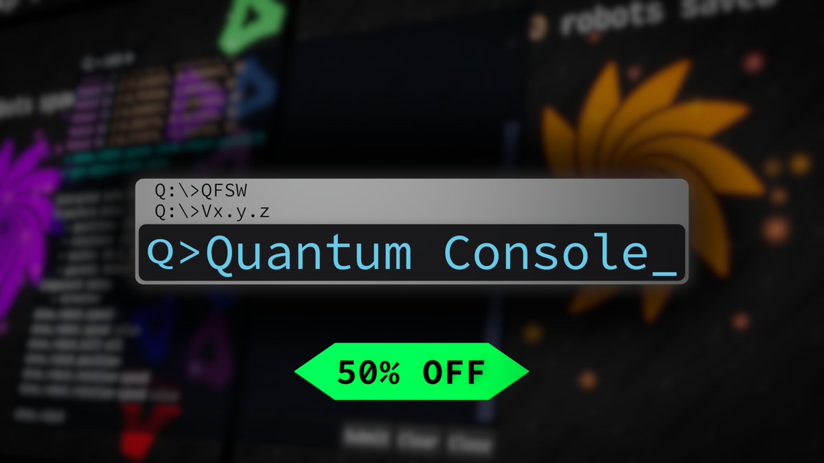 QFSW1024's tweet photo. Quantum Console is whopping 50% off for a limited time!

Or for one lucky reader, FREE!!
ASV-TRGK-MXRJ-L6MN-W76Y-PEJ4

#gamedev  @unity3d #madewithunity #QuantumConsole https://t.co/UYCUNrSzvX