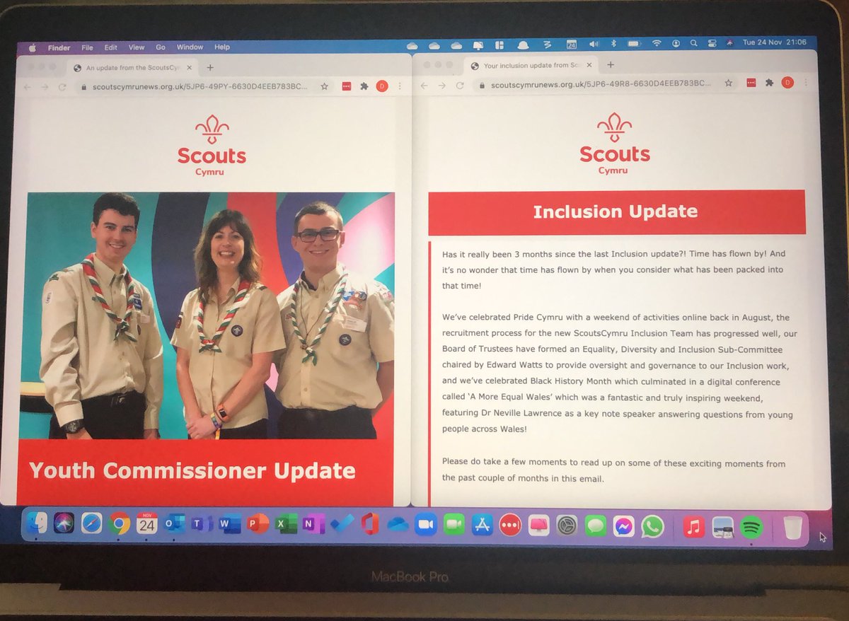 Great to see amazing comms from different parts of Team Cymru this weekend, showing all of the hard work they have been doing over the last few months! Helping young people to lead their growth and become the leaders of tomorrow! #SkillsforLife #Scoutscymru