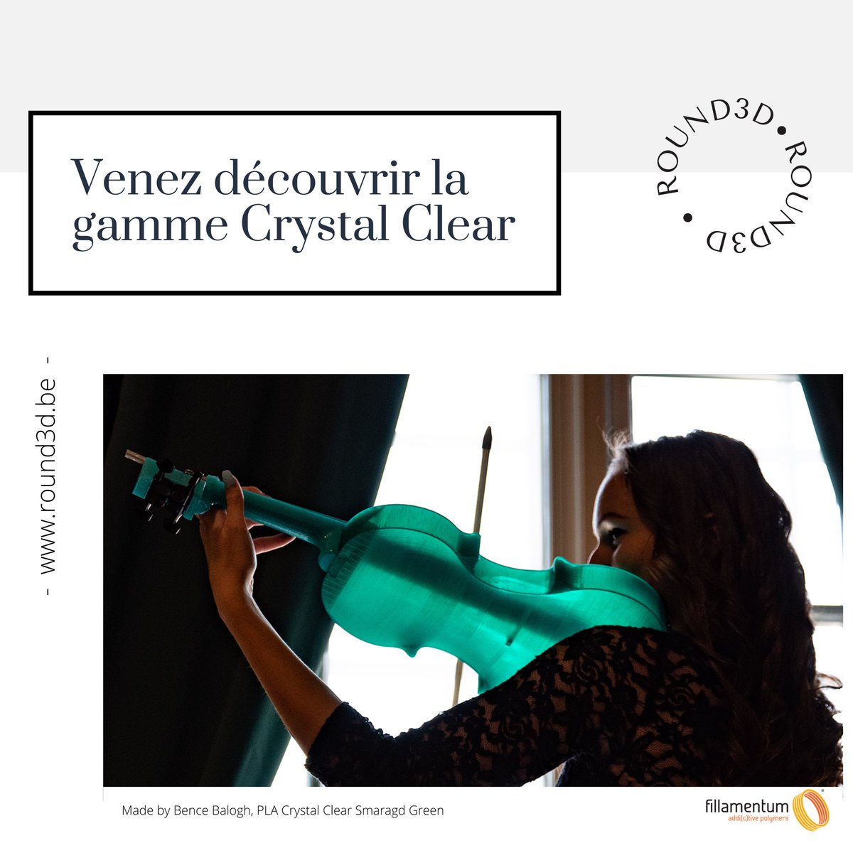 Ne le manquez pas ! Le Black Friday est bientôt là chez Round3D ! 
 
Venez bénéficier de réductions jusqu’à -25% sur une sélection de produits avec le code R3DFRIDAY du 27/11/2020 au 30/11/2020. 
 
round3d.be  #blackfriday #3Dprinting #3D #impression3D  #round3d