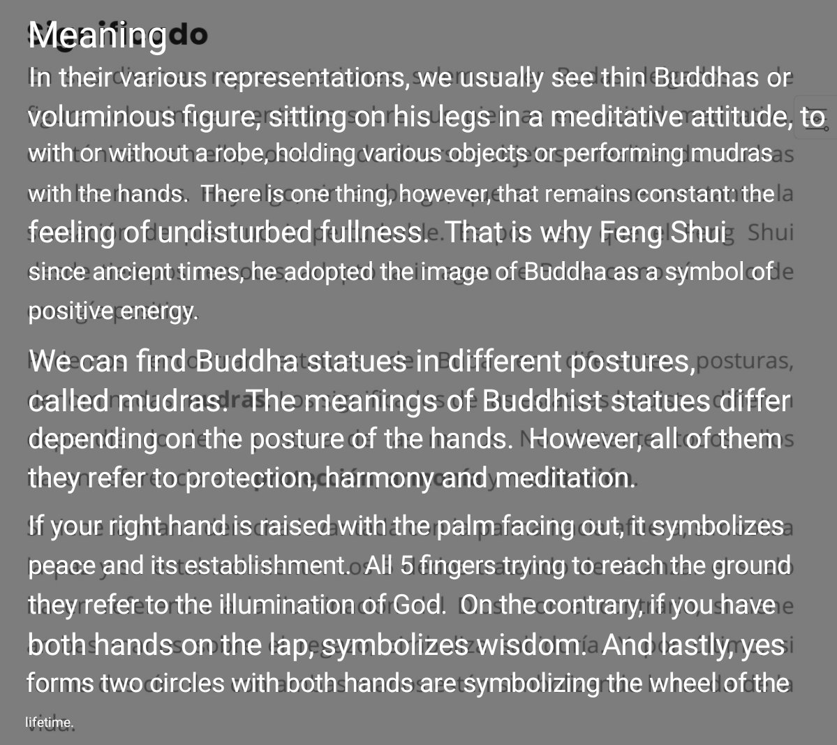 Meaning of this statues :