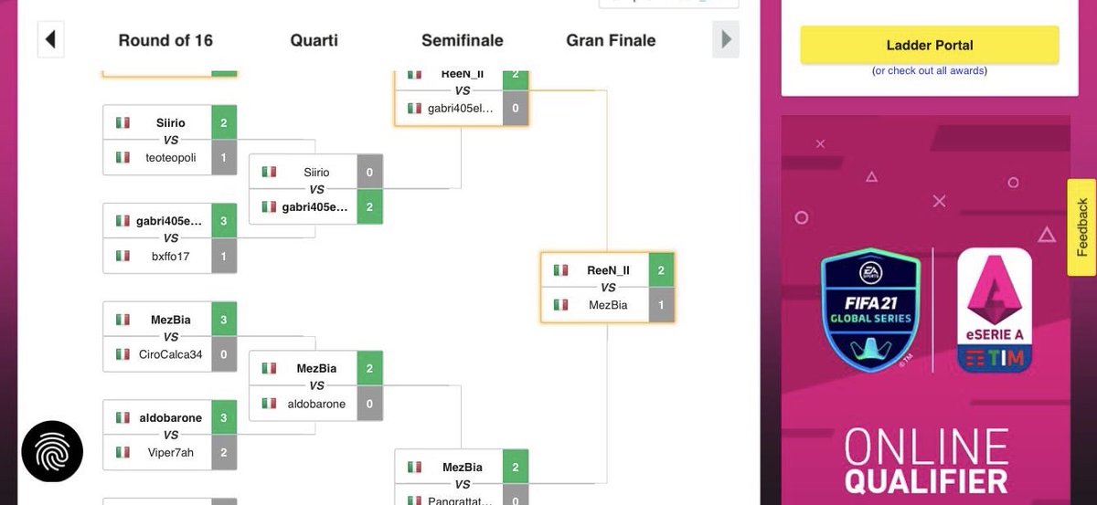Riesco a qualificarmi al Draft eSerie A TIM vincendo il torneo!
TOP 1 su 883 players.✅
#FIFA21