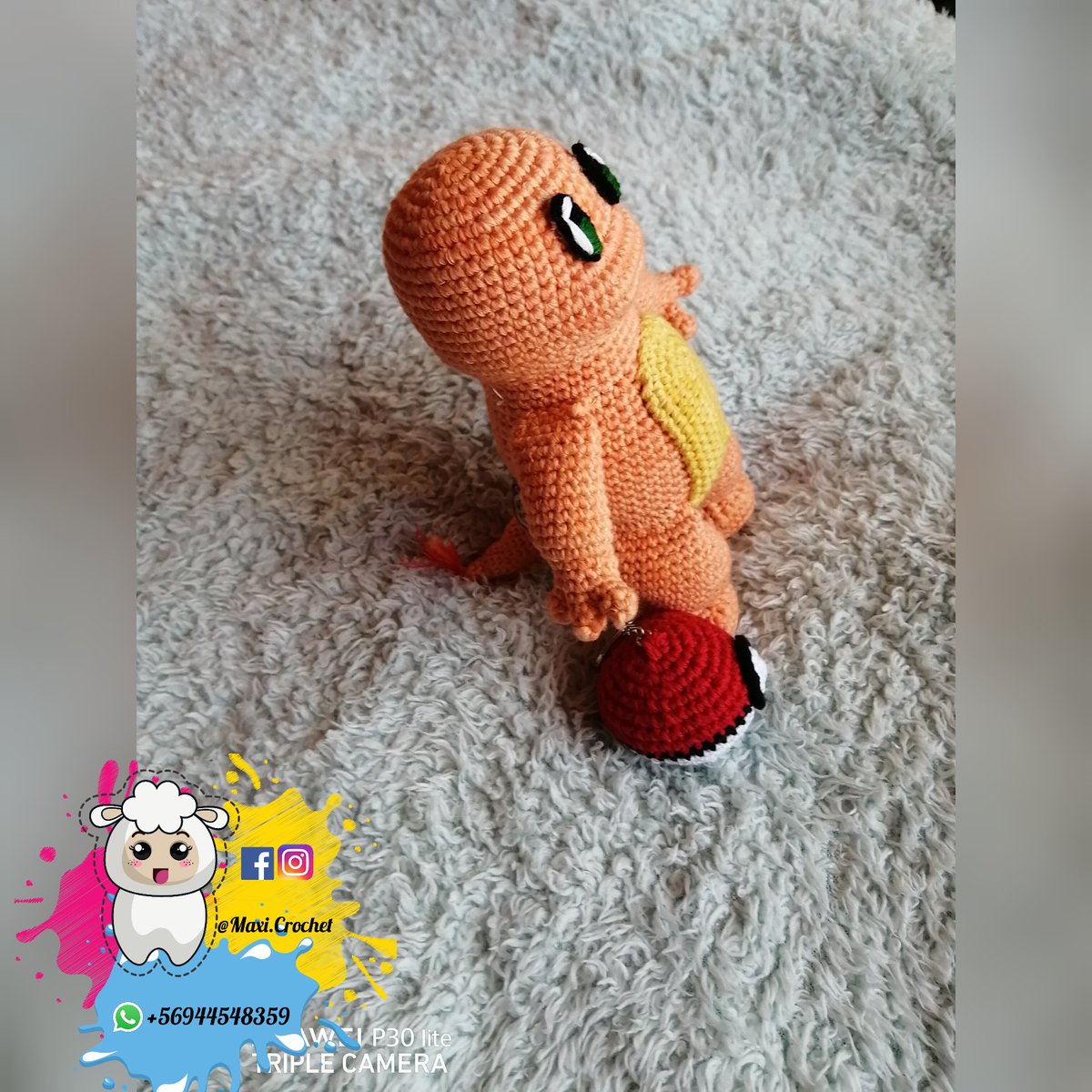 MaxiCrochet's tweet photo. Directo desde la región #Kanto hasta sus hogares. #Amigurumi #Charmander con su #pokeball tipo llavero 🤩
Cotizaciones al https://t.co/No7N8GwbdB https://t.co/DVd23Gzx8m