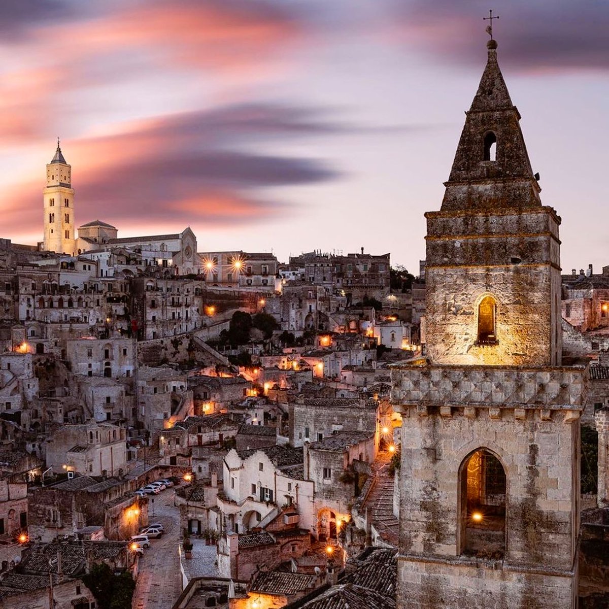 #Goodnight from #Matera friends 🌟✨ 
📍 Matera, Basilicata 🇮🇹✨