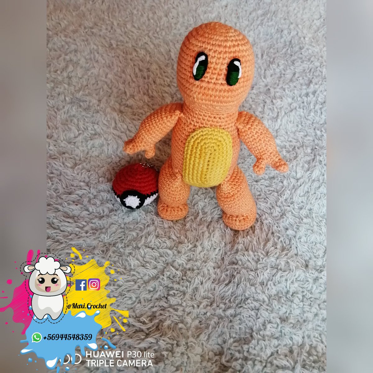 MaxiCrochet's tweet photo. Directo desde la región #Kanto hasta sus hogares. #Amigurumi #Charmander con su #pokeball tipo llavero 🤩
Cotizaciones al https://t.co/No7N8GwbdB https://t.co/DVd23Gzx8m