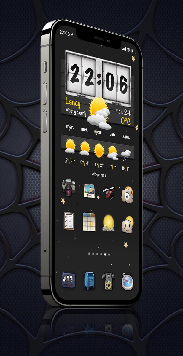 Sc4rch1's tweet image. iOS 14.2 / iPhone 11 Pro not jailbroken 👍🏽...
BuufJuiced theme
👉🏽 @BuufJuiced
Iconboard app
👉🏽 @_darioroa
Screenshot app
👉🏽 @screenshot_pro
Widgetopia app

#BuufJuiced
#Iconboard
#Widgetopia
#SMPro
#NoJailbreak