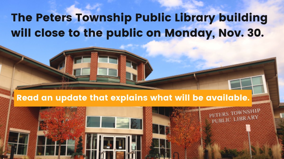 Peters Twp Library tweet media