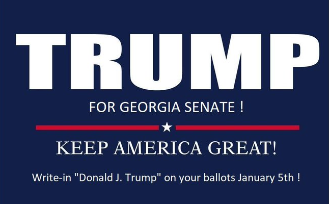 lorealcancer's tweet photo. @GOP @CynthiaMLummis Patriots, donโt get fooled again. Drain the Georgia swamp once and for all. For god and country, write-in Trump!!
Vote #TrumpForSenate on January 5th!!!
#OWNTHELIBTARDS https://t.co/rw3Ji2QN4s
