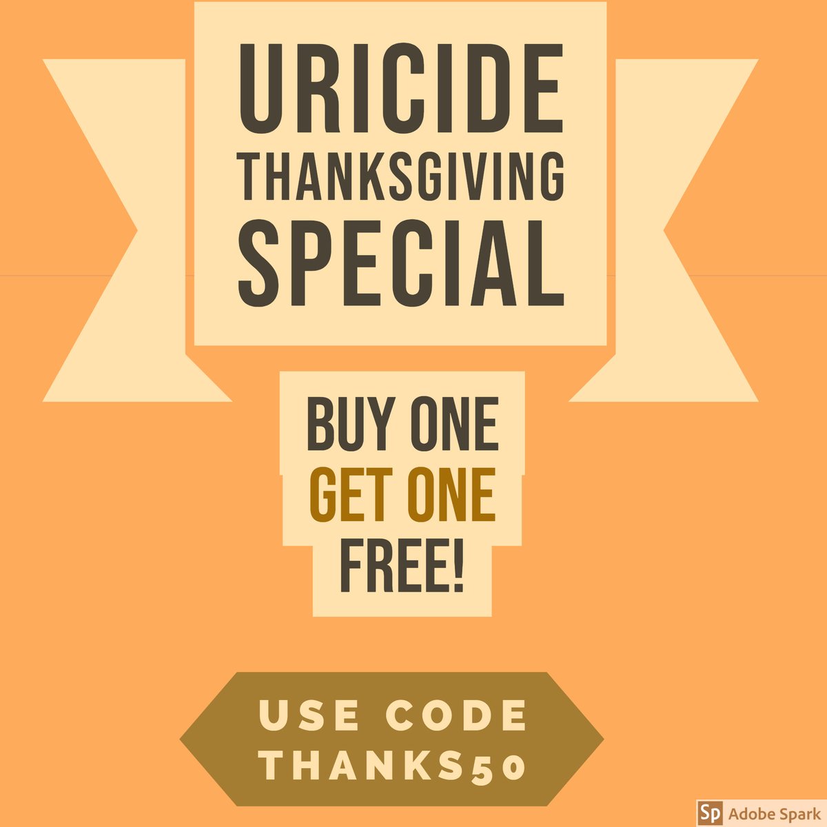 uricidecorp's tweet photo. URICIDE welcomes Thanksgiving with a holiday special. 50% off all products. Enter code " Thanks50 " to receive your discount.

Shop Here:
https://t.co/MWMScr7ZaN

#petrescue #humanesociety #dogcare #dogs #petcare  #rescue #rescuecenters #uricide #petadoption #petodors #petodor https://t.co/xHZoFlVbfM