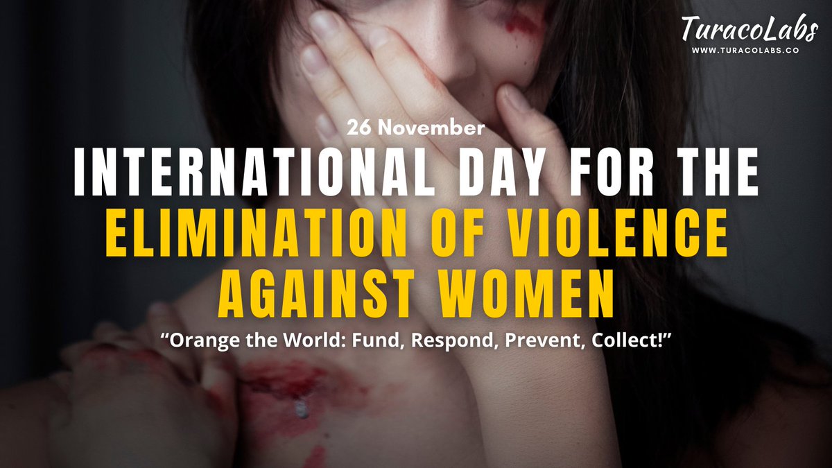 TuracoLabs's tweet photo. #Violence against #women continues to be an obstacle to achieving equality &amp; peace. The promise of the Sustainable Development Goals (SDGs) - to leave no one behind - cannot be fulfilled without putting an end to Violence Against Women. 
#EliminationOfViolenceAgainstWomen https://t.co/A43IIgKIif