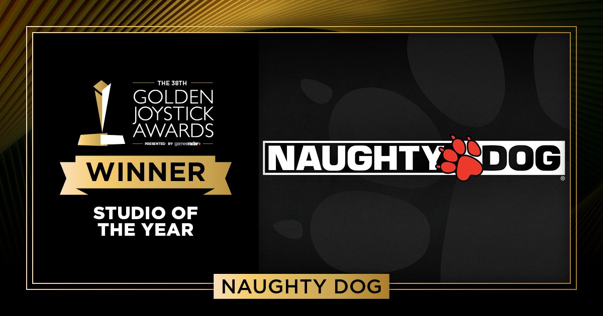 Zuby_Tech's tweet photo. @Naughty_Dog , #TheLastOfUsPart2 & #PlayStation wins the most awards at #GoldenJoysticks @GamesRadar :
#StudioOfTheYear
#BestAudio
#BestVisualDesign
#BestStorytelling
#PlayStationGameOfTheYear
#UltimateGameOfTheYear
Congrats! https://t.co/1K8Vp41xiO